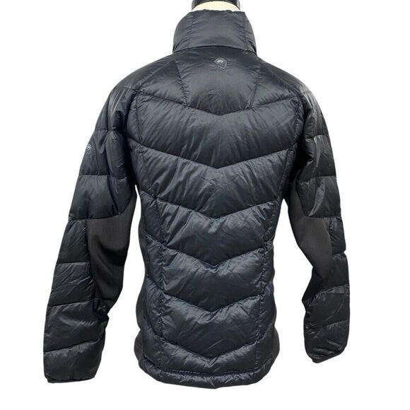 Mountain Hardwear Women’s Zonal Down Puffer Jacket Black Stretch Panel Size S - Picture 4 of 15